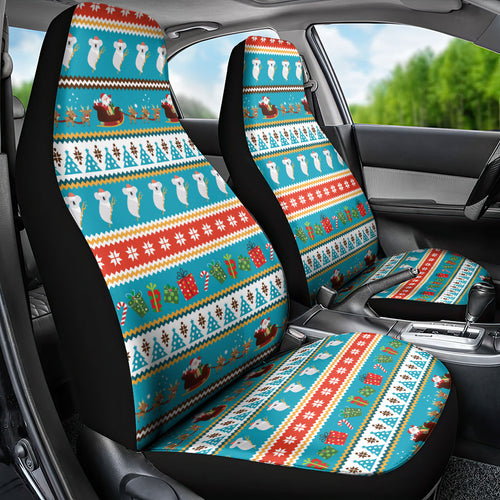 Australia Christmas Car Seat Cover Xmas Beach Vibes Teal