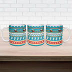 Australia Christmas Ceramic Mug Xmas Beach Vibes Teal