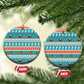 Australia Christmas Ceramic Ornament Xmas Beach Vibes Teal