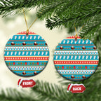 Australia Christmas Ceramic Ornament Xmas Beach Vibes Teal