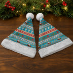Australia Christmas Santa Hat Xmas Beach Vibes Teal