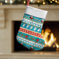Australia Christmas Stocking Xmas Beach Vibes Teal