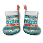 Australia Christmas Stocking Xmas Beach Vibes Teal