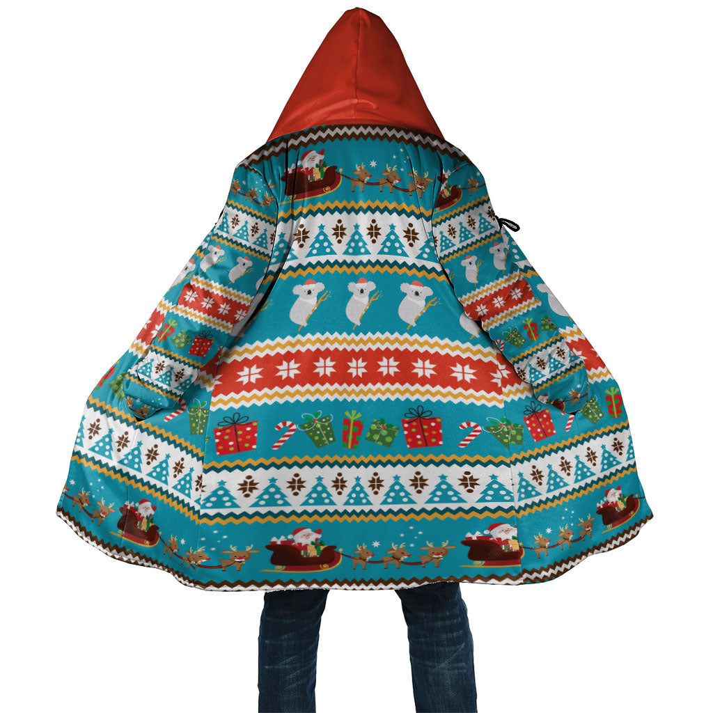 Australia Christmas Cloak Xmas Beach Vibes Teal