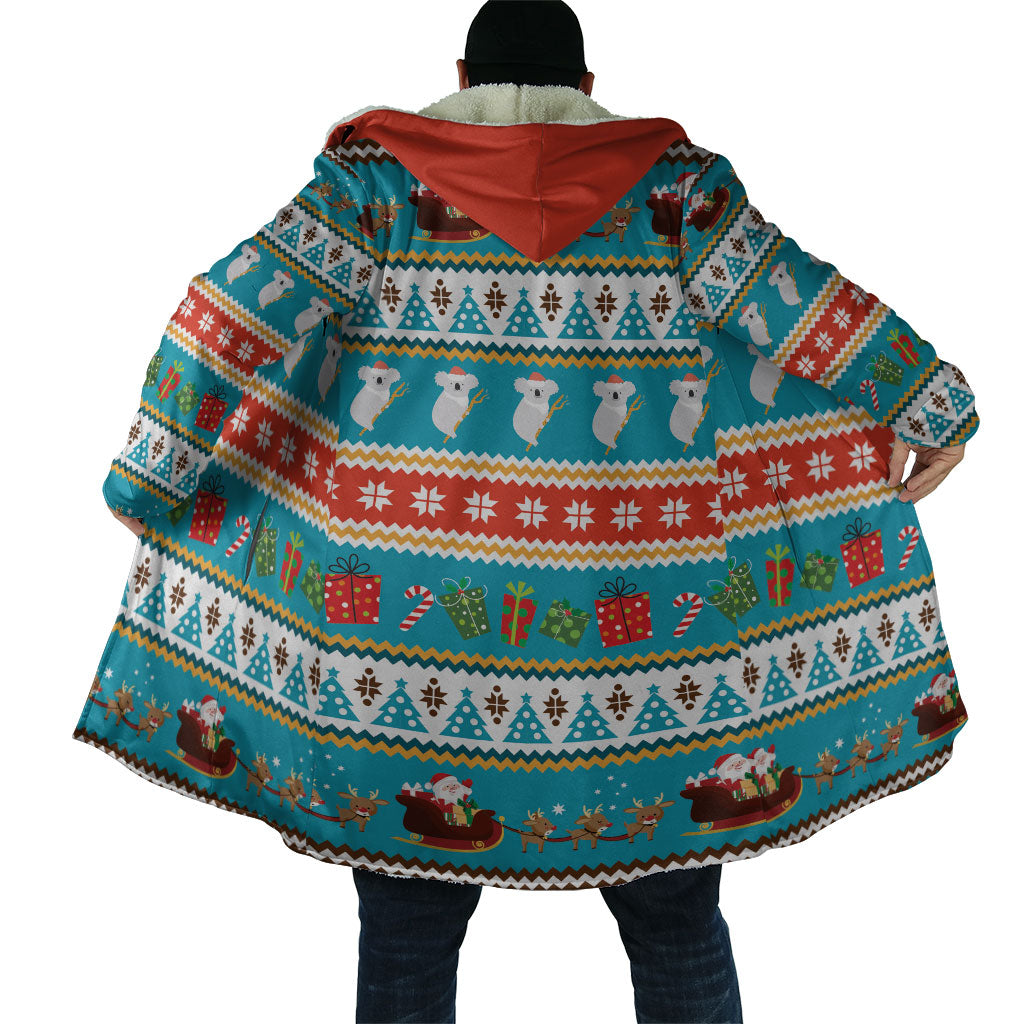 Australia Christmas Cloak Xmas Beach Vibes Teal