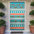 Australia Christmas Door Cover Xmas Beach Vibes Teal