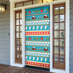 Australia Christmas Door Cover Xmas Beach Vibes Teal