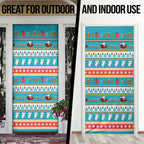 Australia Christmas Door Cover Xmas Beach Vibes Teal