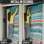 Australia Christmas Door Cover Xmas Beach Vibes Teal