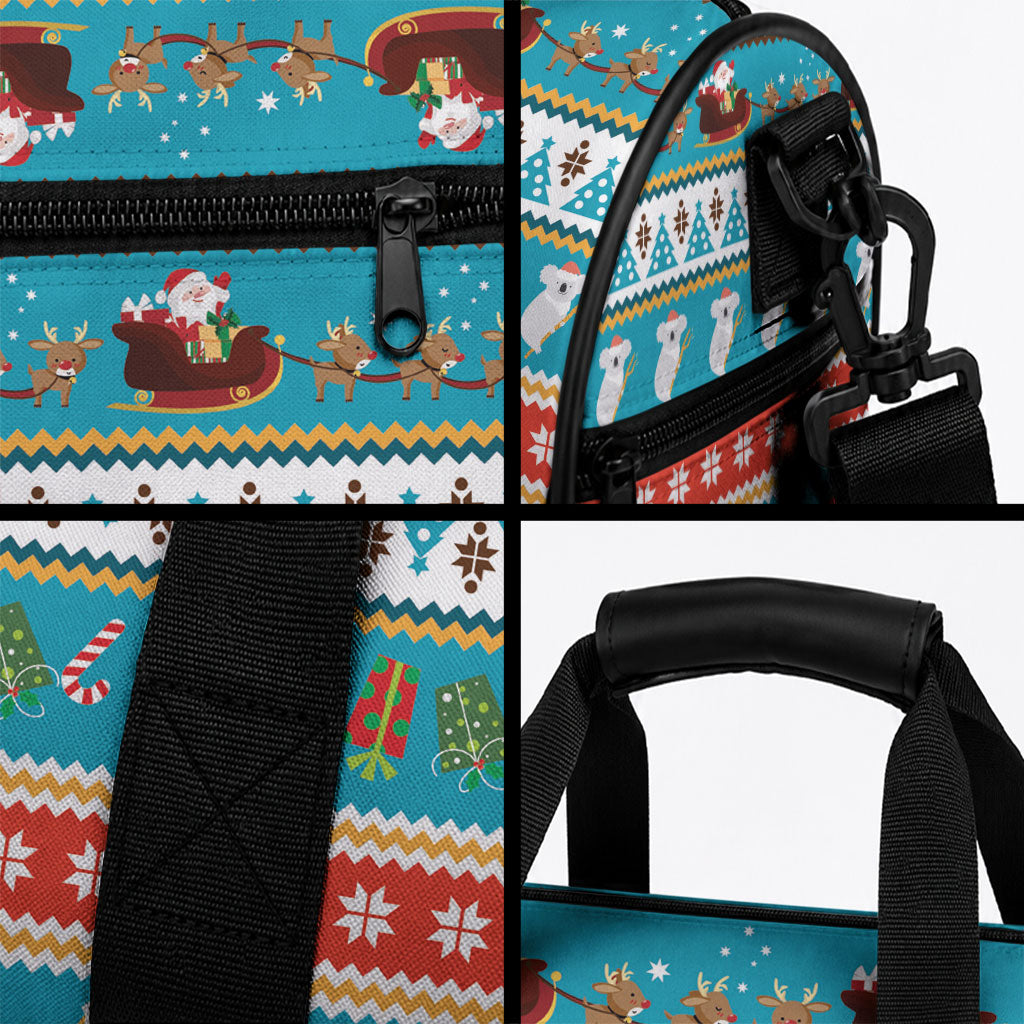 Australia Christmas Duffle Bag Xmas Beach Vibes Teal