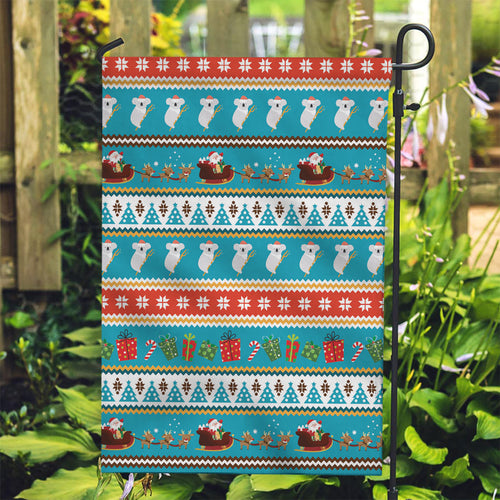 Australia Christmas Garden Flag Xmas Beach Vibes Teal