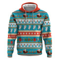 Australia Christmas Hoodie Xmas Beach Vibes Teal