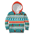 Australia Christmas Kid Hoodie Xmas Beach Vibes Teal