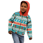 Australia Christmas Kid Hoodie Xmas Beach Vibes Teal