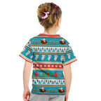 Australia Christmas Kid T Shirt Xmas Beach Vibes Teal