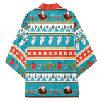 Australia Christmas Kimono Xmas Beach Vibes Teal