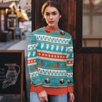 Australia Christmas Ugly Christmas Sweater Xmas Beach Vibes Teal