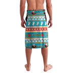 Australia Christmas Lavalava Xmas Beach Vibes Teal