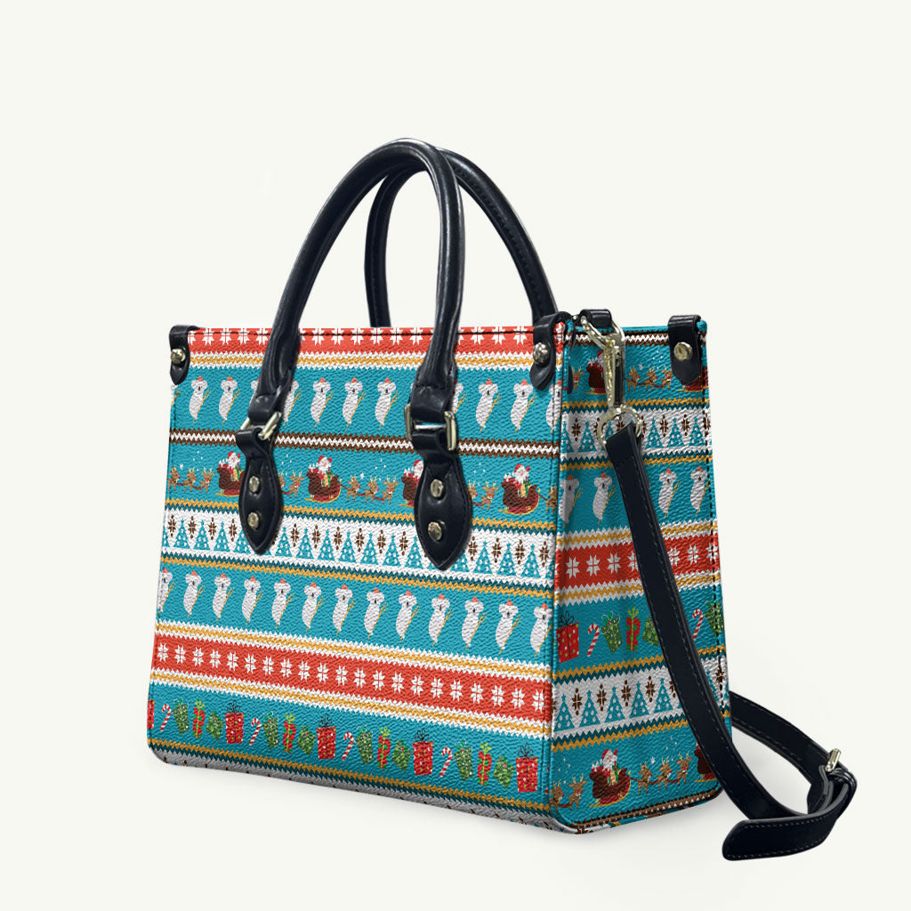 Australia Christmas Leather Bag Xmas Beach Vibes Teal