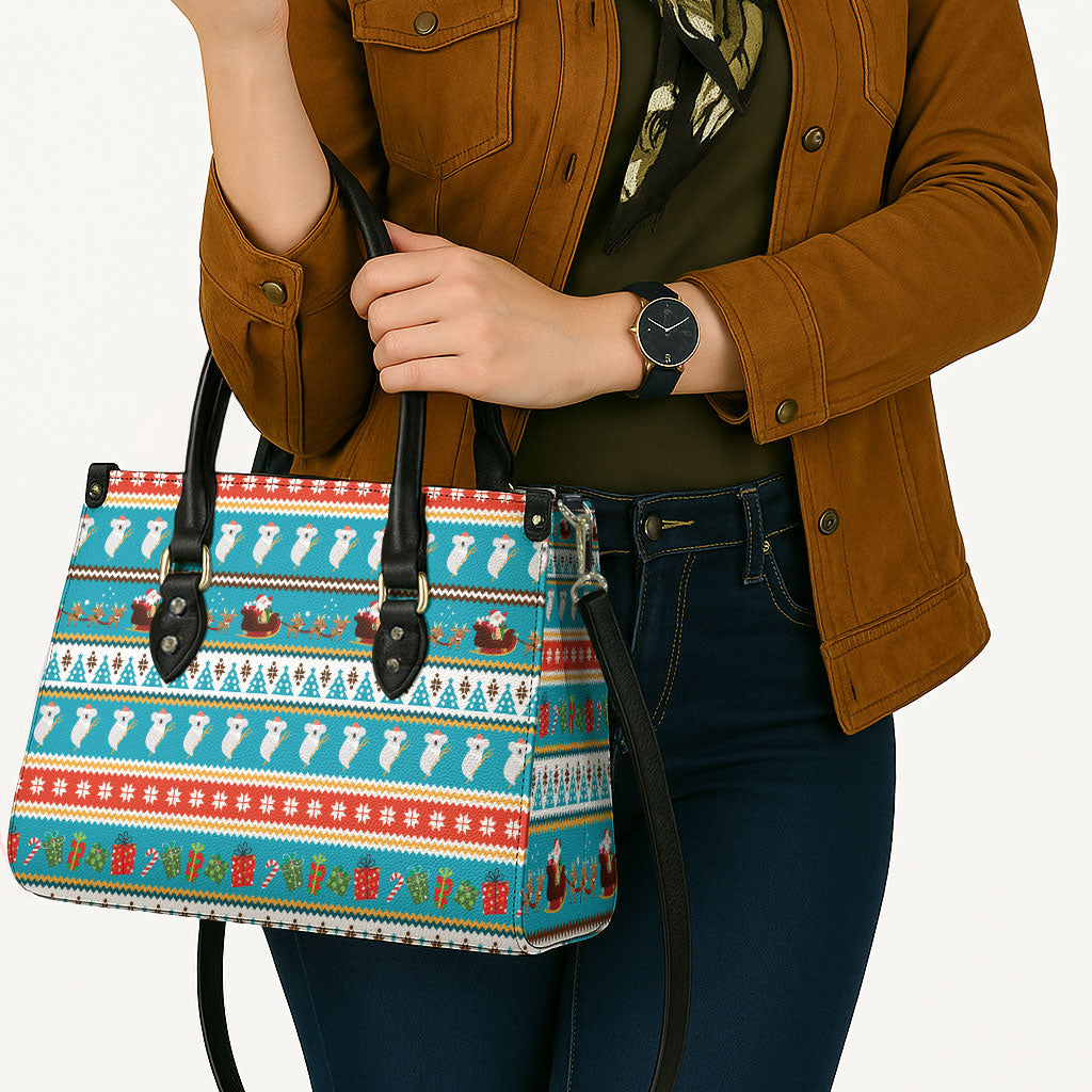 Australia Christmas Leather Bag Xmas Beach Vibes Teal