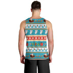 Australia Christmas Men Tank Top Xmas Beach Vibes Teal