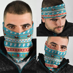 Australia Christmas Neck Gaiter Xmas Beach Vibes Teal