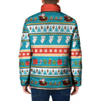 Australia Christmas Padded Jacket Xmas Beach Vibes Teal