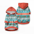 Australia Christmas Pet Hoodie Xmas Beach Vibes Teal