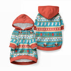 Australia Christmas Pet Hoodie Xmas Beach Vibes Teal