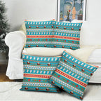 Australia Christmas Pillow Cover Xmas Beach Vibes Teal