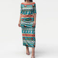 Australia Christmas Puletasi Xmas Beach Vibes Teal