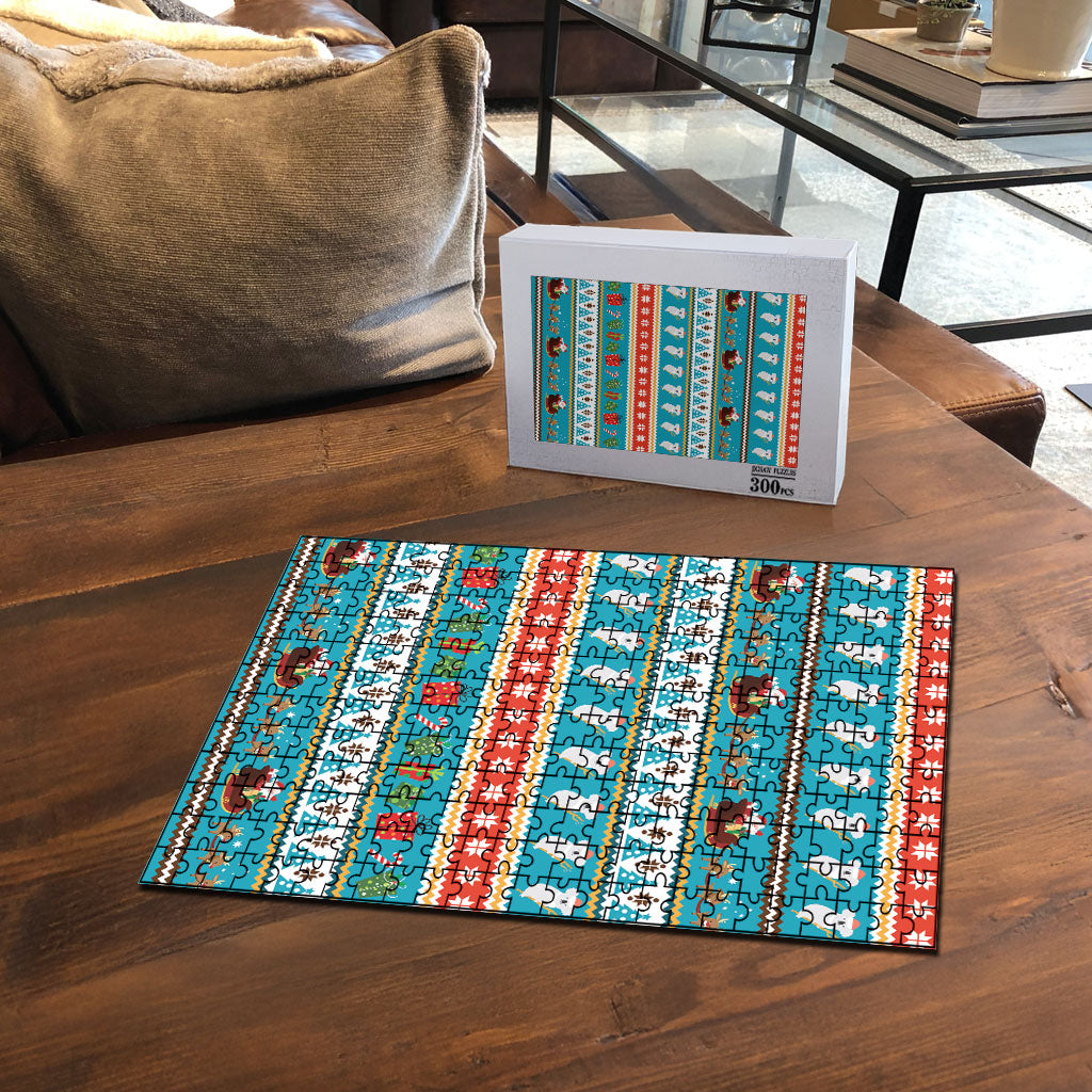 Australia Christmas Puzzle Xmas Beach Vibes Teal