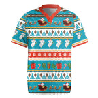 Australia Christmas Rugby Jersey Xmas Beach Vibes Teal