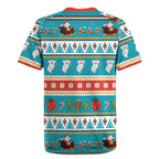 Australia Christmas Rugby Jersey Xmas Beach Vibes Teal
