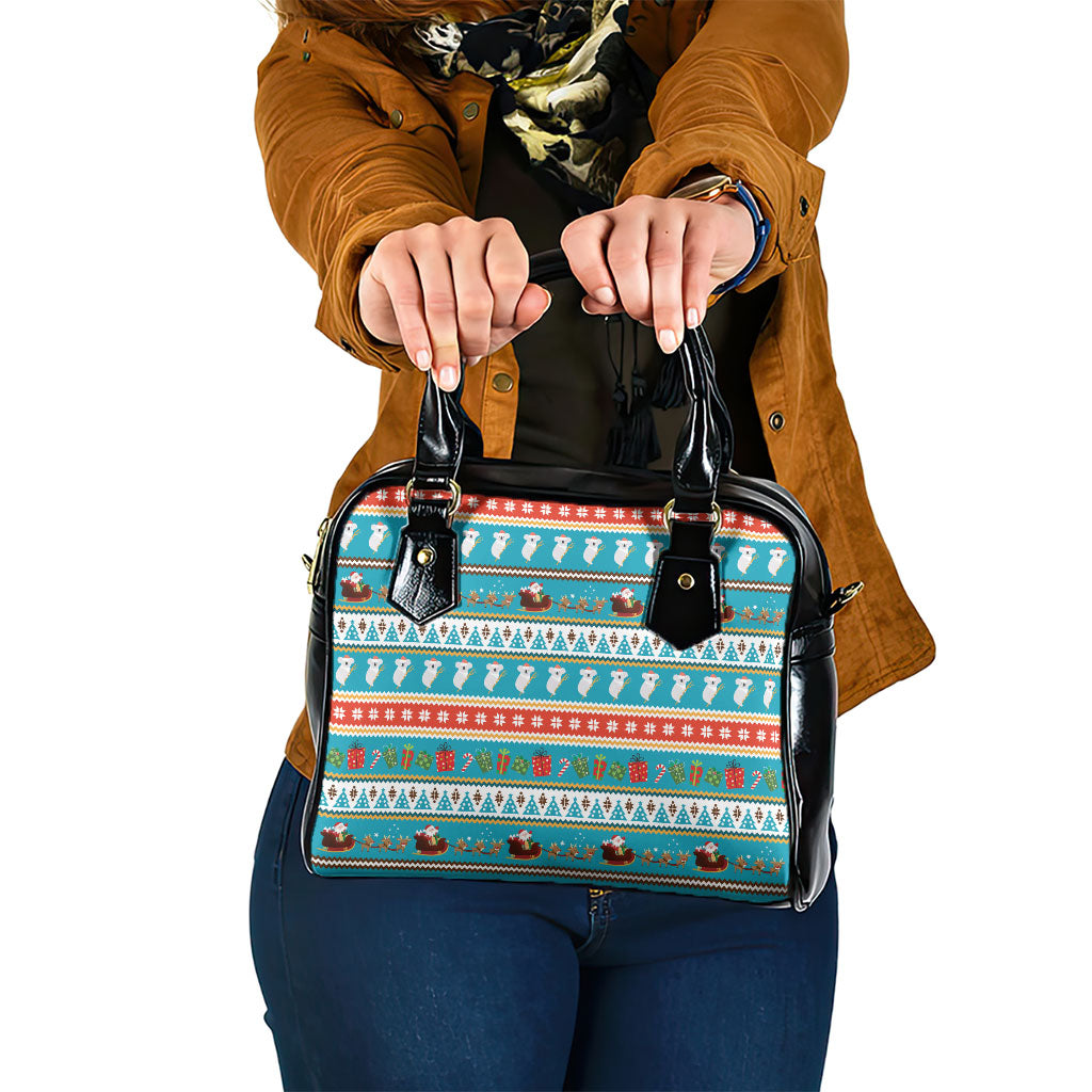 Australia Christmas Shoulder Handbag Xmas Beach Vibes Teal