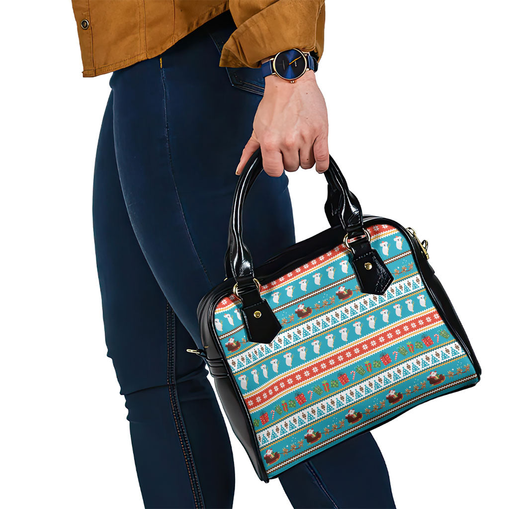 Australia Christmas Shoulder Handbag Xmas Beach Vibes Teal