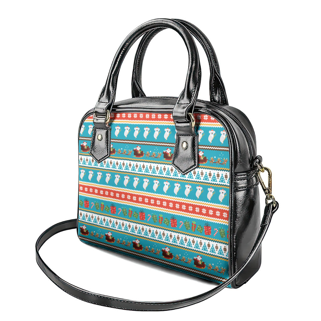 Australia Christmas Shoulder Handbag Xmas Beach Vibes Teal