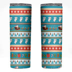 Australia Christmas Skinny Tumbler Xmas Beach Vibes Teal