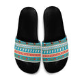 Australia Christmas Slide Sandals Xmas Beach Vibes Teal