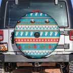 Australia Christmas Spare Tire Cover Xmas Beach Vibes Teal
