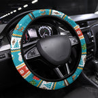 Australia Christmas Steering Wheel Cover Xmas Beach Vibes Teal