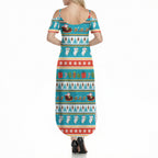 Australia Christmas Summer Maxi Dress Xmas Beach Vibes Teal