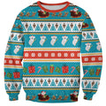 Australia Christmas Sweatshirt Xmas Beach Vibes Teal
