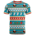 Australia Christmas T Shirt Xmas Beach Vibes Teal