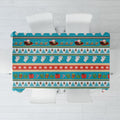 Australia Christmas Tablecloth Xmas Beach Vibes Teal