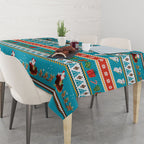 Australia Christmas Tablecloth Xmas Beach Vibes Teal