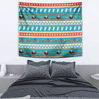 Australia Christmas Tapestry Xmas Beach Vibes Teal