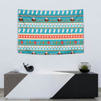 Australia Christmas Tapestry Xmas Beach Vibes Teal