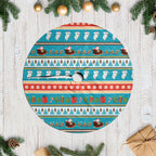Australia Christmas Tree Skirt Xmas Beach Vibes Teal