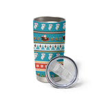 Australia Christmas Tumbler Cup Xmas Beach Vibes Teal